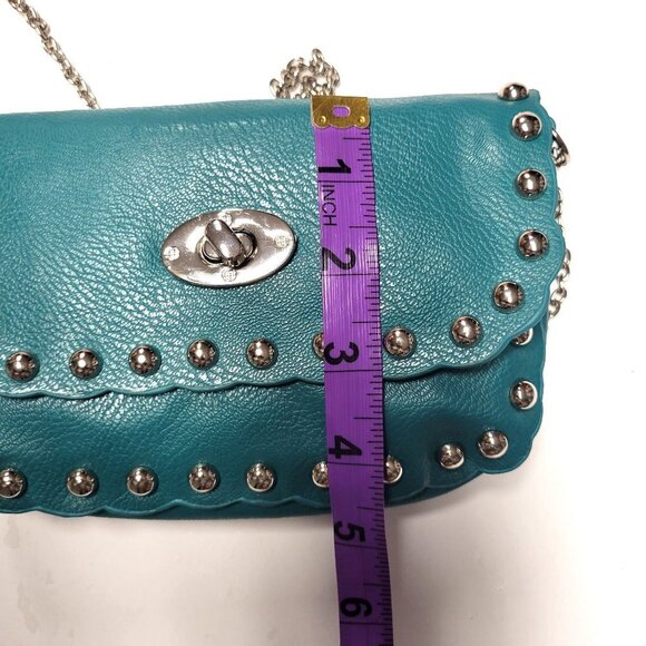 Teal Blue Handbag Mini Handbag Crossbody Small Handbag - Picture 8 of 9